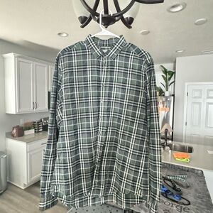 Burberry button down.  Size Large.  Gently worn.  Great fall button down.